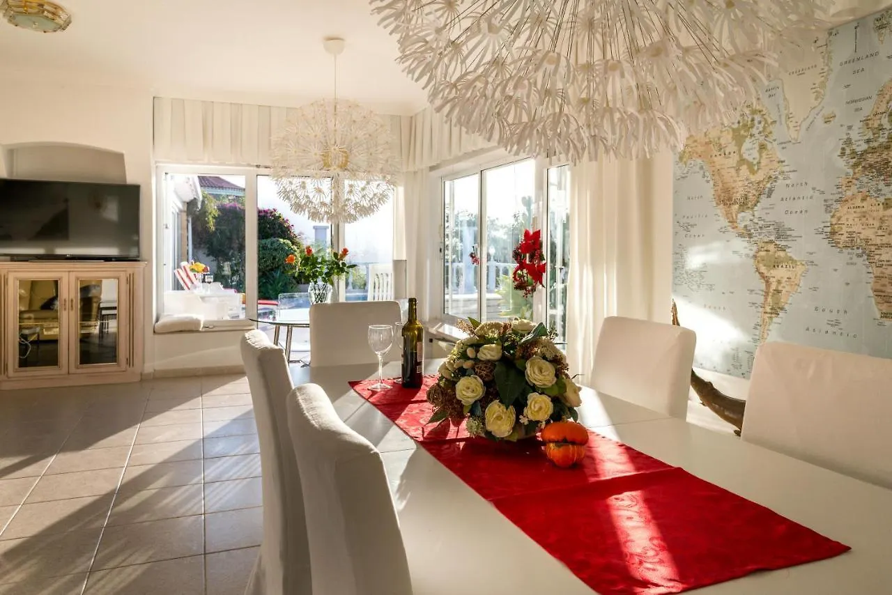 Relaxing Villa Heated Pool Luxurious Views Massage Santa Ursula  Spain